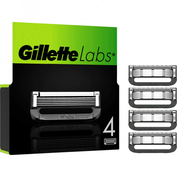 Лезвия для бритвы Gillette Labs, 4 шт. в Нижневартовске