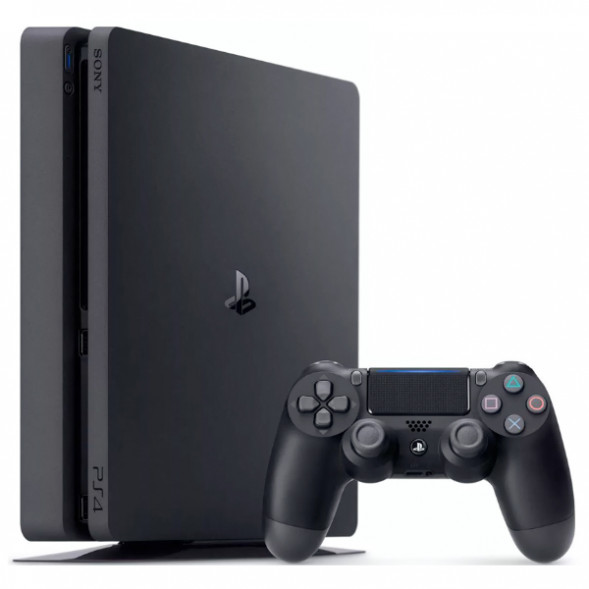Игровая приставка Sony PlayStation 4 Slim 500 ГБ HDD, черный в Нижневартовске