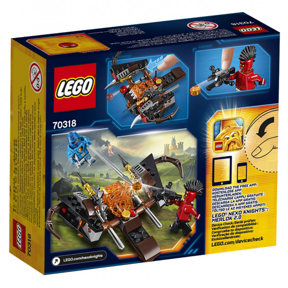 Конструктор LEGO Nexo Knights 70318 Шаровая ракета в Нижневартовске