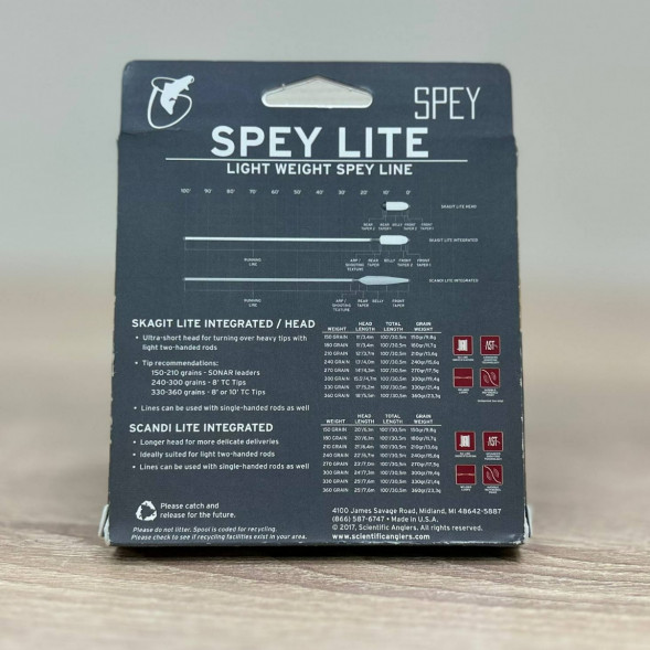 Рыболовная леска Scientific Anglers Spey Lite St-150-F Scandi 128483 в Нижневартовске