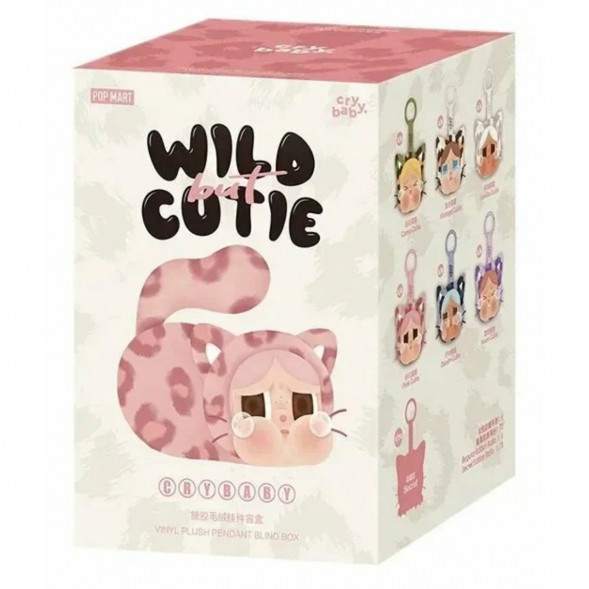 Коллекционная фигурка POP MART CRYBABY Wild But Cutie Series - Vinyl Plush Pendant Blind Box в Нижневартовске