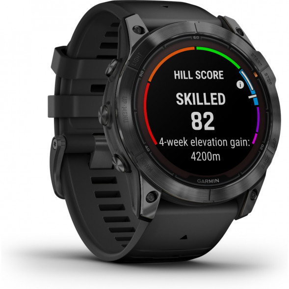 Умные часы Garmin Fenix 7X Solar серый с черным ремешком 010-02541-01 в Нижневартовске