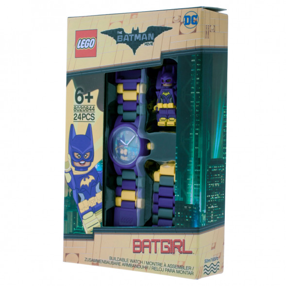Часы LEGO Super Heroes 8020844 Batman Movie Бэтгерл с минифигуркой в Нижневартовске