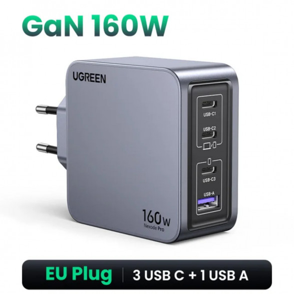Сетевое зарядное устройство Ugreen 160W GaN USB-C в Нижневартовске