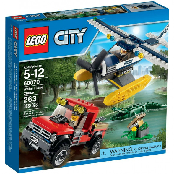 Конструктор LEGO City 60070 Погоня на полицейском гидроплане в Нижневартовске