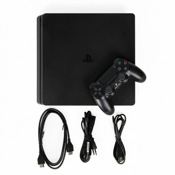 Игровая приставка Sony PlayStation 4 Slim 1TB black в Нижневартовске