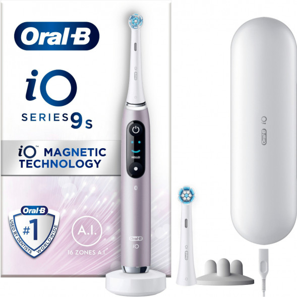 Электрическая зубная щетка Oral-B iO Series 9s (387194), Розовый кварц в Нижневартовске