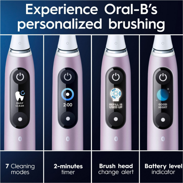 Электрическая зубная щетка Oral-B iO Series 9s (387194), Розовый кварц в Нижневартовске