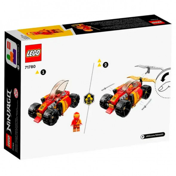 Конструктор LEGO Ninjago 71780 Гоночный автомобиль ниндзя Кая в Нижневартовске