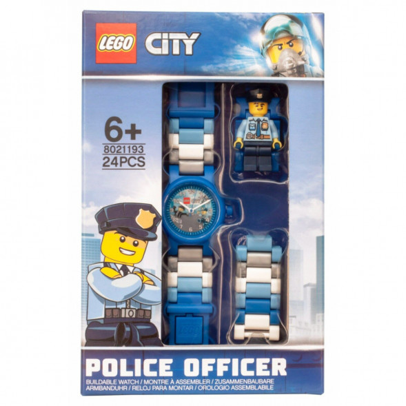 Часы LEGO City 8021193 City «Policeman» с минифигуркой в Нижневартовске