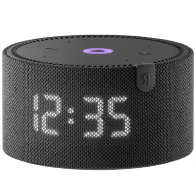 Умная колонка Яндекс Новая Станция Мини (с часами) - умная колонка с Алисой, черный оникс в Нижневартовске