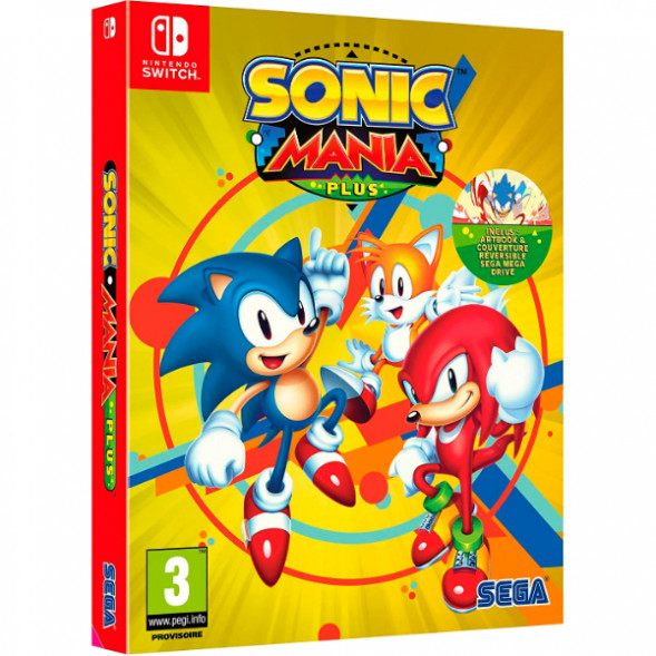 Sonic Mania Plus + Артбук (Nintendo Switch, Английская версия) в Нижневартовске