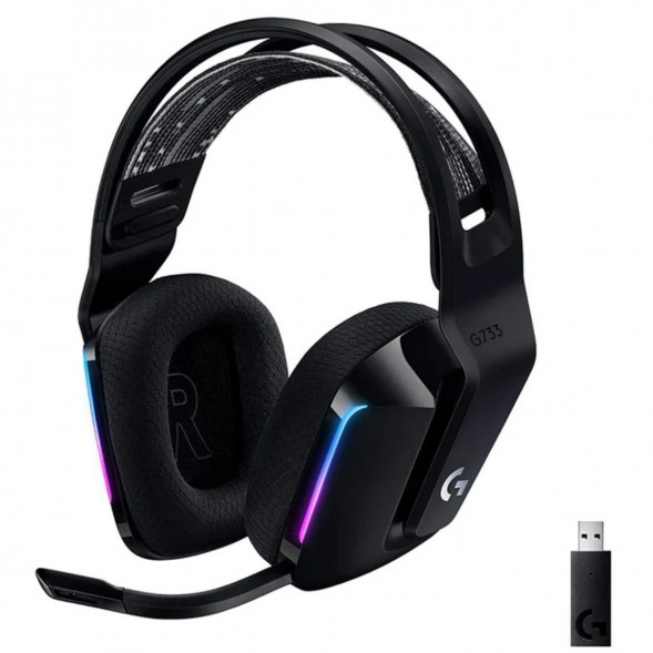 Игровая гарнитура Logitech G733 RGB Headset Wireless, Black в Нижневартовске