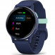 Умные часы Garmin Vivoactive 5, синие с металлически-синим безелем и силиконовым ремешком 010-02862-12 в Нижневартовске