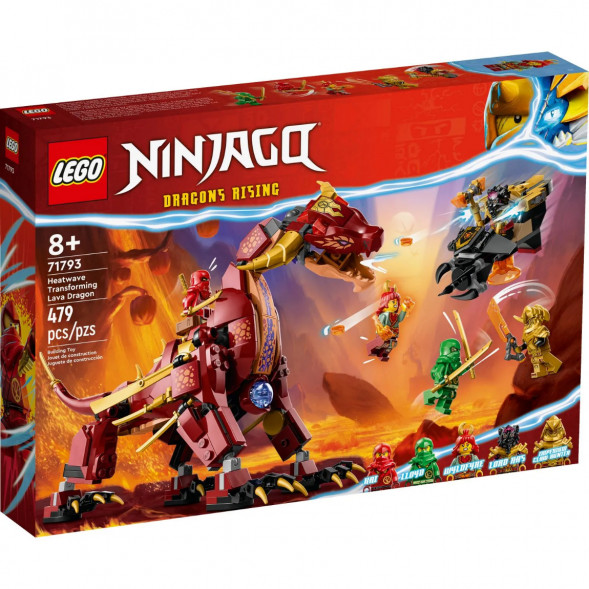 Конструктор LEGO Ninjago 71793 Лавовый дракон-трансформер в Нижневартовске