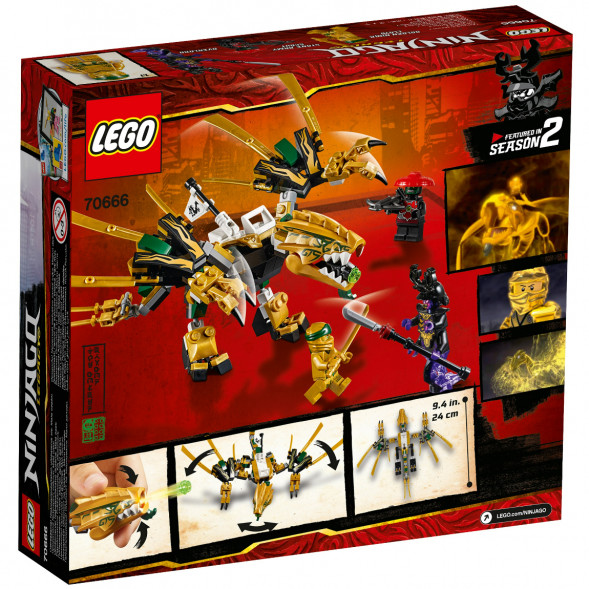 Конструктор LEGO Ninjago 70666 Золотой Дракон в Нижневартовске