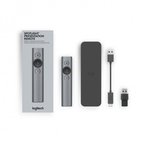 Презентер Logitech Spotlight Presentation Remote серый в Нижневартовске