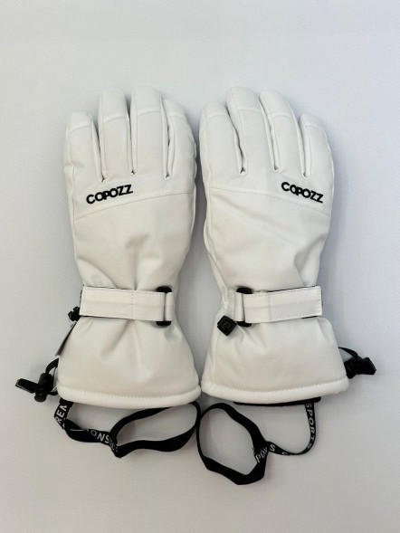 Перчатки горнолыжные сноубордические Copozz (белый, L) в Нижневартовске