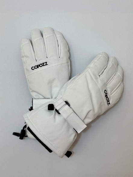 Перчатки горнолыжные сноубордические Copozz (белый, L) в Нижневартовске