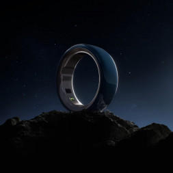 Умное кольцо Oura Ring 4 Ceramic (размер 5), Темная ночь/Midnight