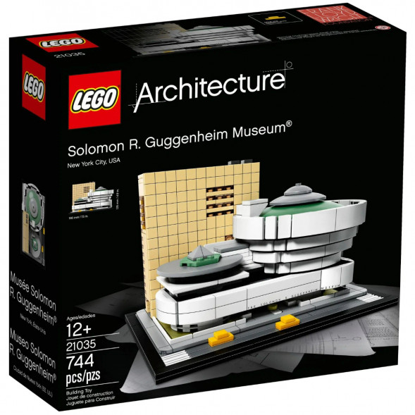 Конструктор LEGO Architecture 21035 Музей Соломона Гуггенхайма в Нижневартовске
