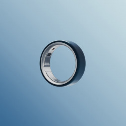 Умное кольцо Oura Ring 4 Ceramic (размер 6), Темная ночь/Midnight