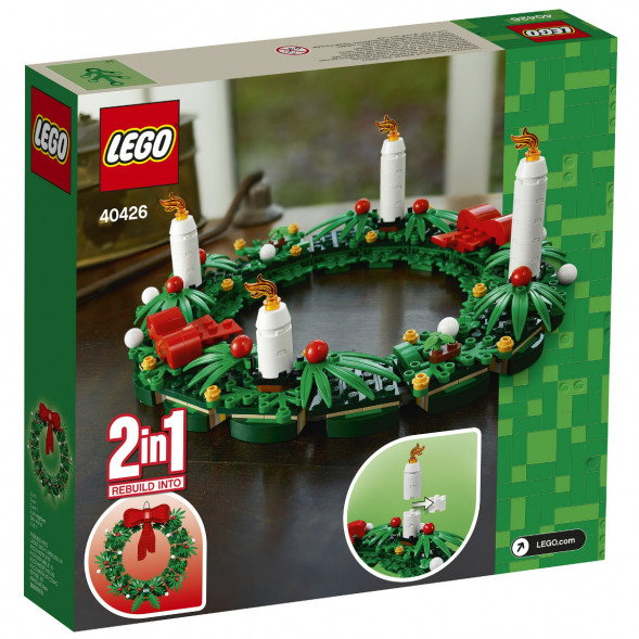 Конструктор LEGO 40426 Сувенирный набор «Рождественский венок» 2 в 1 в Нижневартовске