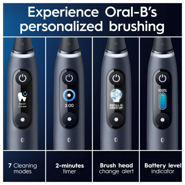 Электрическая зубная щетка Oral-B iO Series 9s (387071), Black Onyx в Нижневартовске