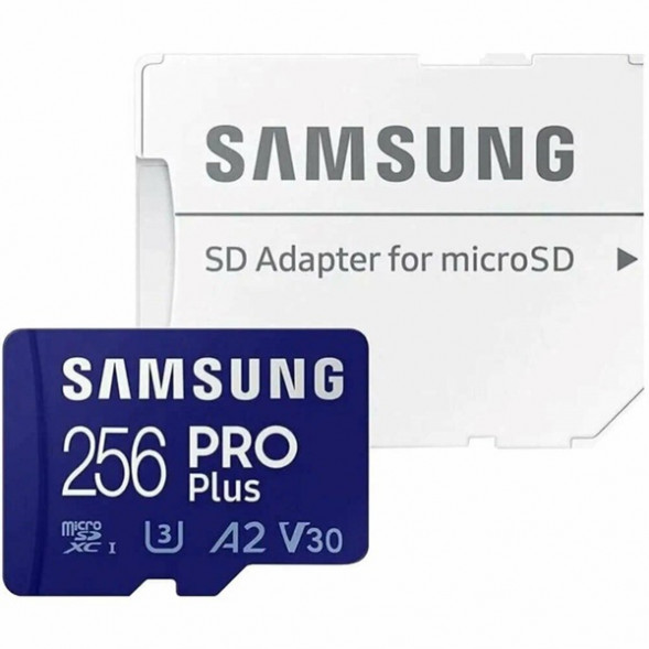 Карта памяти micro SDXC 256Gb Samsung PRO Plus U3 A2 V30 180/130MB/s в Нижневартовске