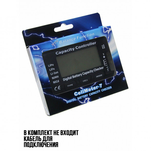 Тестер ёмкости аккумулятора CellMeter-7 с функцией балансировки ячеек в Нижневартовске