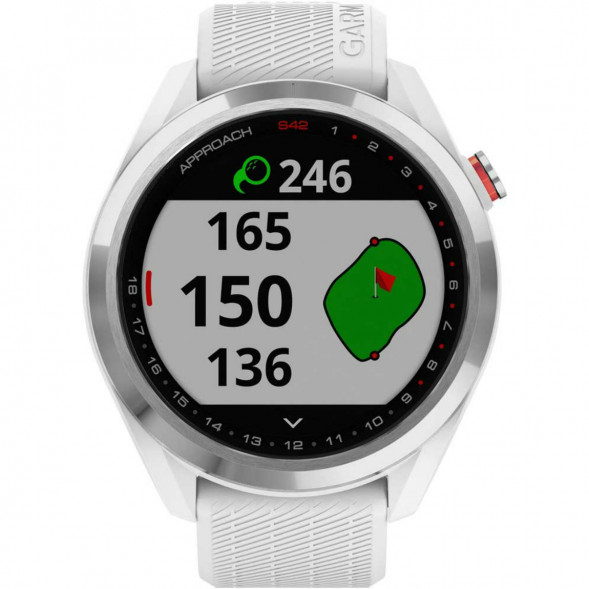 Умные часы для гольфа Garmin Approach S42, белый 010-02572-01 в Нижневартовске