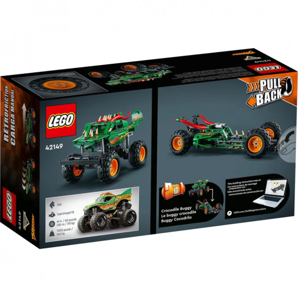 Конструктор LEGO Technic 42149 Монстер Джем «Дракон» в Нижневартовске