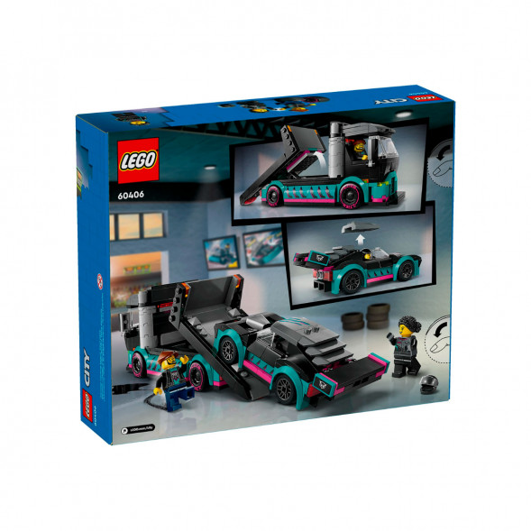Конструктор LEGO City 60406 Гоночный автомобиль и автовоз в Нижневартовске