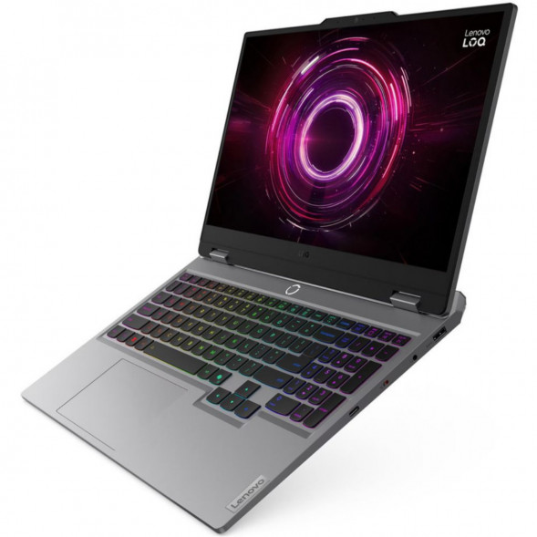 Ноутбук Lenovo LOQ 15AHP10 (83JG003DPB) (15.6&amp;quot;,  IPS, AMD Ryzen 5 220, 6 ядер, 16 ГБ DDR5, SSD 512 ГБ, NVIDIA GeForce RTX 5050 - 8 ГБ, без ОС), серый в Нижневартовске