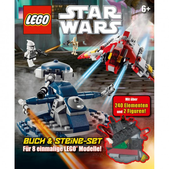Книга и набор кубиков LEGO Star Wars Buch &amp;amp; Steine-Set Fur 8 einmalige Lego Modelle! в Нижневартовске