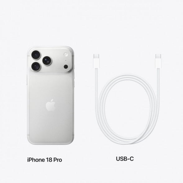 Смартфон Apple iPhone 18 Pro 512GB (SIM + eSIM), Silver в Нижневартовске