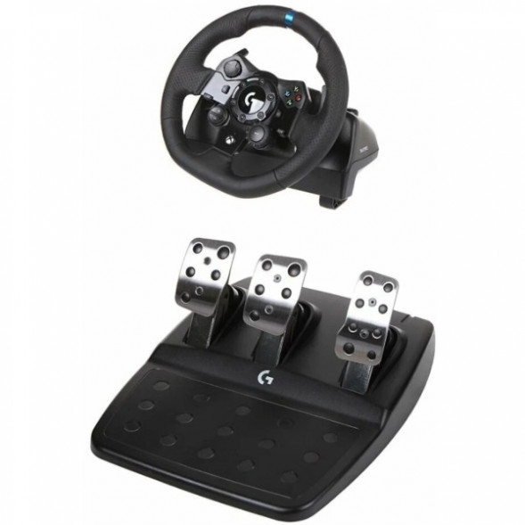 Комплект Logitech G923 Trueforce (PC, Xbox Series X, S, One), черный в Нижневартовске