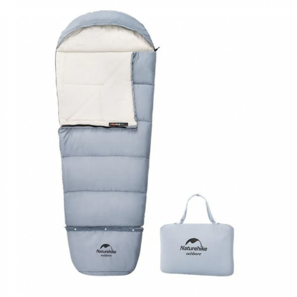 Спальный мешок Naturehike C180 (190x75см), голубой в Нижневартовске