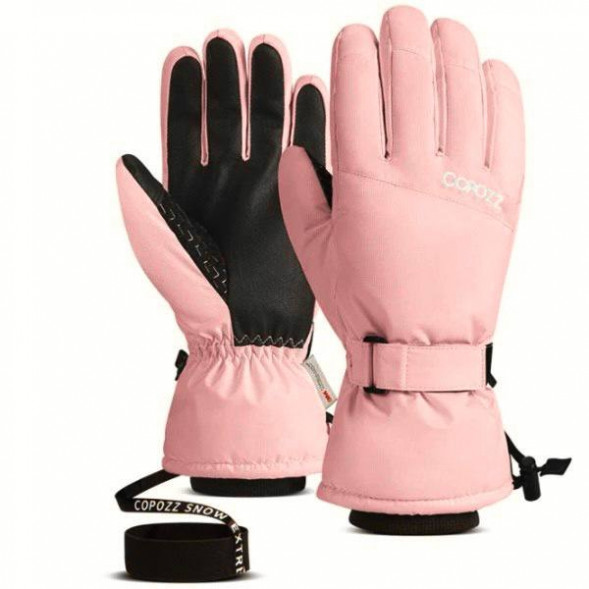 Перчатки горнолыжные сноубордические Copozz (розовый, S) в Нижневартовске