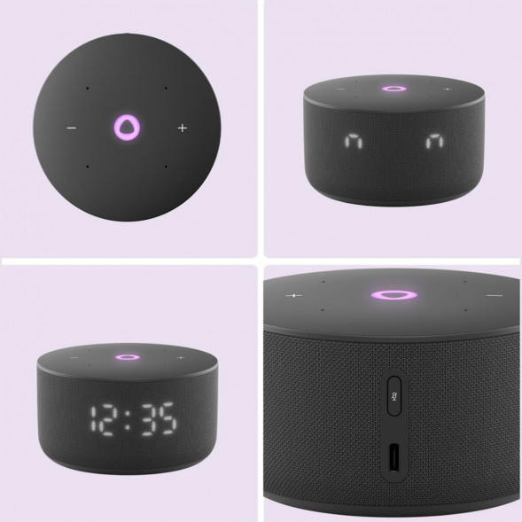 Умная колонка Яндекс Станция Мини 3 c Алисой на YandexGPT, чёрная в Нижневартовске