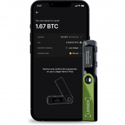 Криптокошелек Ledger Nano S Plus 1 шт., Oxidate Green