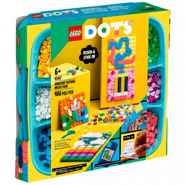 Конструктор LEGO DOTS 41957 Большой набор пластин-наклеек с тайлами в Нижневартовске
