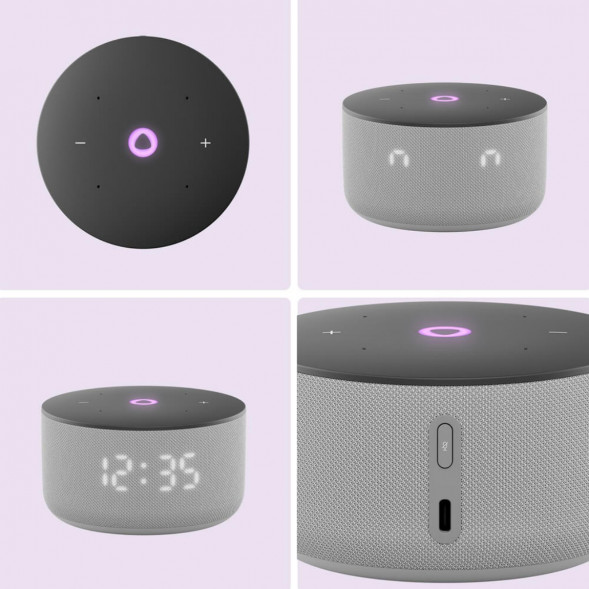 Умная колонка Яндекс Станция Мини 3 c Алисой на YandexGPT, серая в Нижневартовске