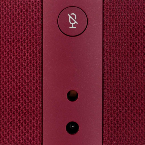 Умная колонка Яндекс Новая Станция Мини (с часами) - умная колонка с Алисой, красный гранат в Нижневартовске