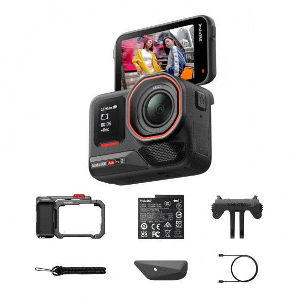 Экшн-камера Insta360 Ace Pro 2 Single Battery Xplorer Bundle, Gray в Нижневартовске