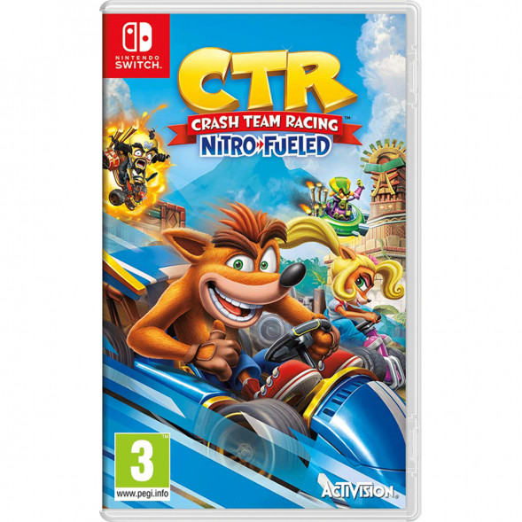 Игра Crash Team Racing Nitro-Fueled для Nintendo Switch, картридж в Нижневартовске