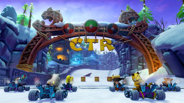 Игра Crash Team Racing Nitro-Fueled для Nintendo Switch, картридж в Нижневартовске