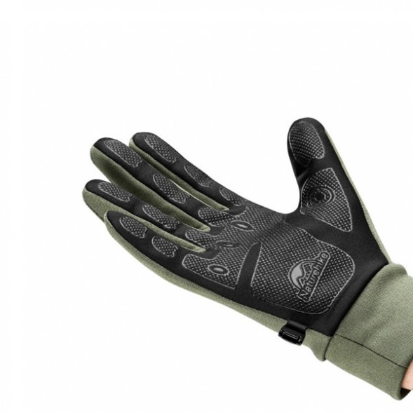 Перчатки сенсорные спортивные Naturehike Outdoor Full Touch GL10 (серый, L) в Нижневартовске