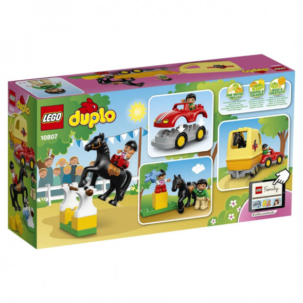Конструктор LEGO DUPLO Town 10807 Трейлер для лошадок в Нижневартовске