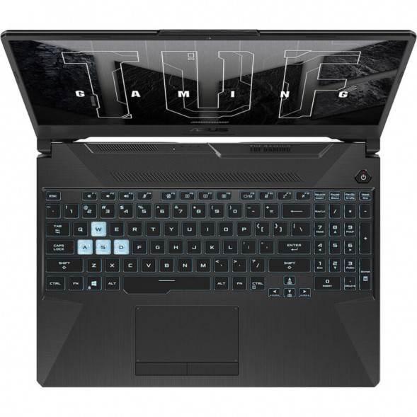 Ноутбук ASUS TUF Gaming A15 FA506NCG-HN199W (15.6&amp;quot;, IPS, AMD Ryzen 7 7445HS 3.2 ГГц, 6 ядер, 16 ГБ DDR5, SSD 512 ГБ, GeForce RTX 3050, Windows 11 Home), черный в Нижневартовске